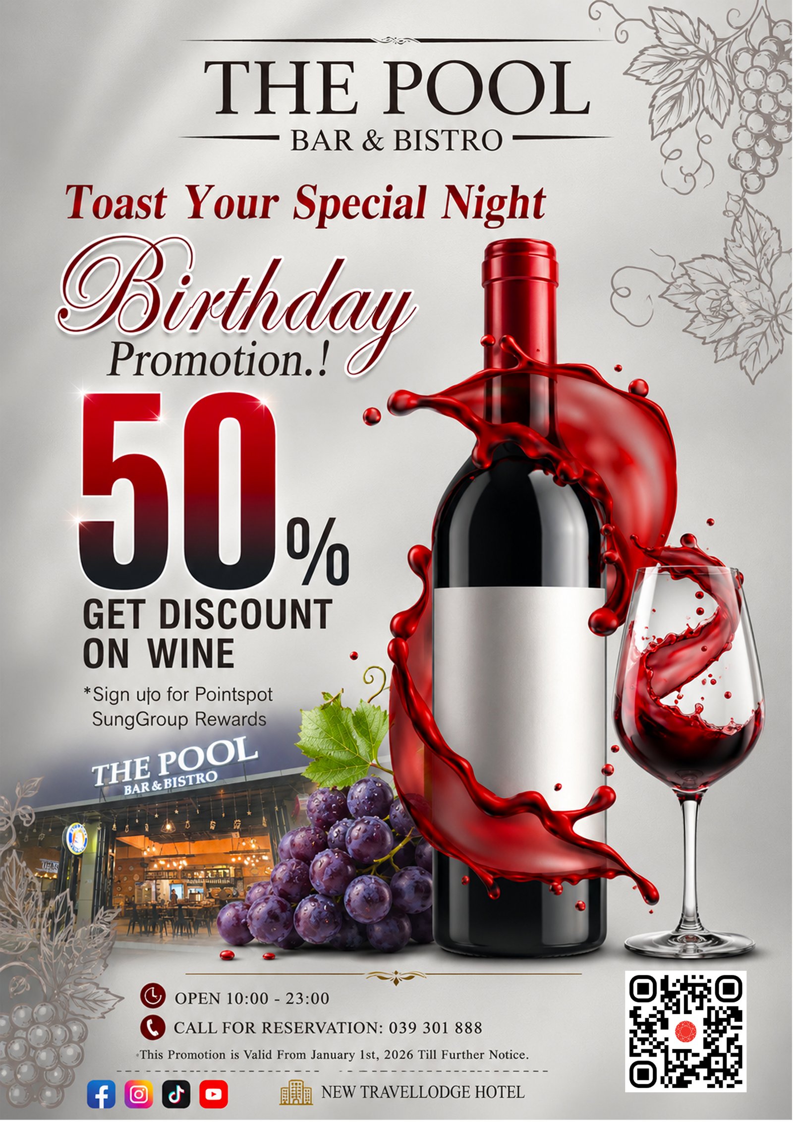 Birthday Promotion Wine